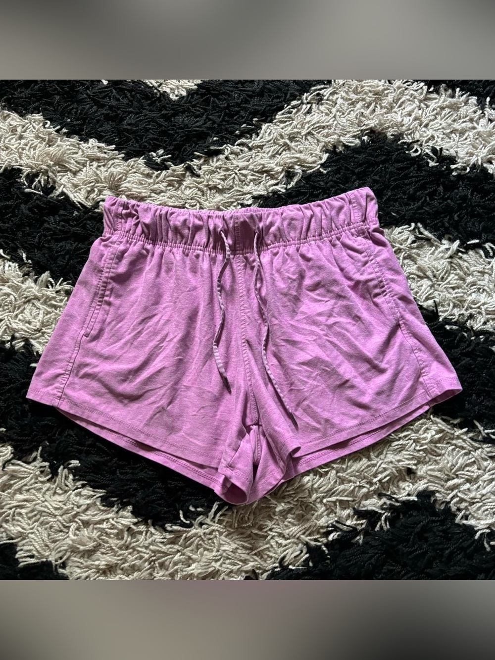 Athletic Works Athleisure Purple / Pink Casual Soft Shorts
